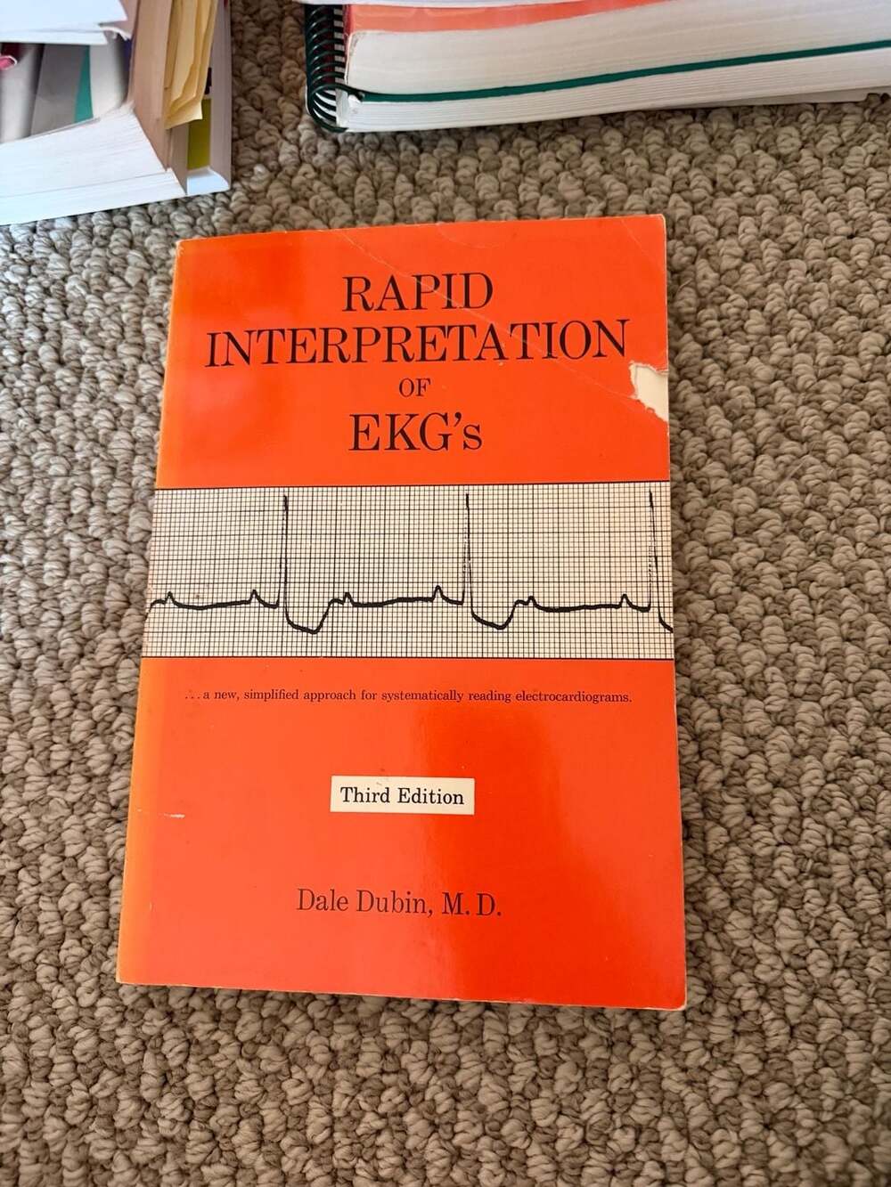 Rapid Interpretation of Ekg's 6th Edition Paperback Medical Book. 2000.